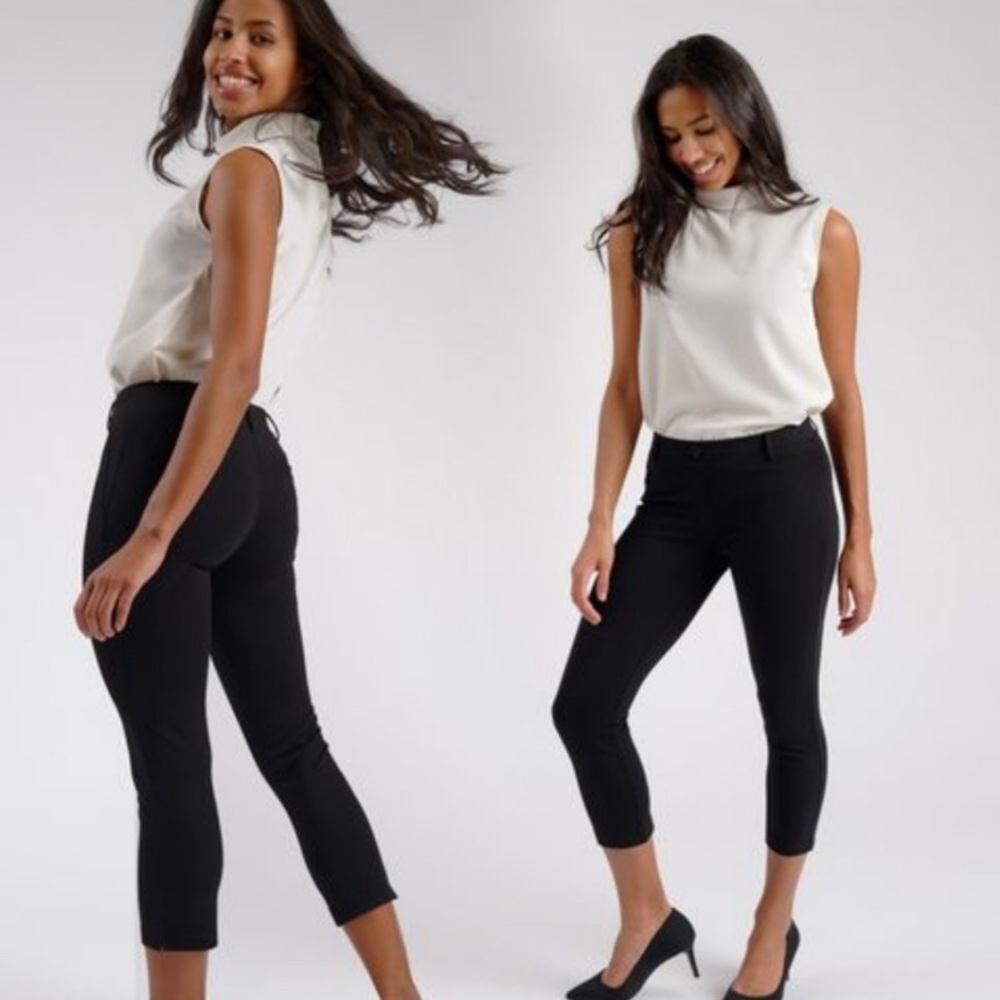 Betabrand Cropped Dress Pant Yoga Pant Size XS B3